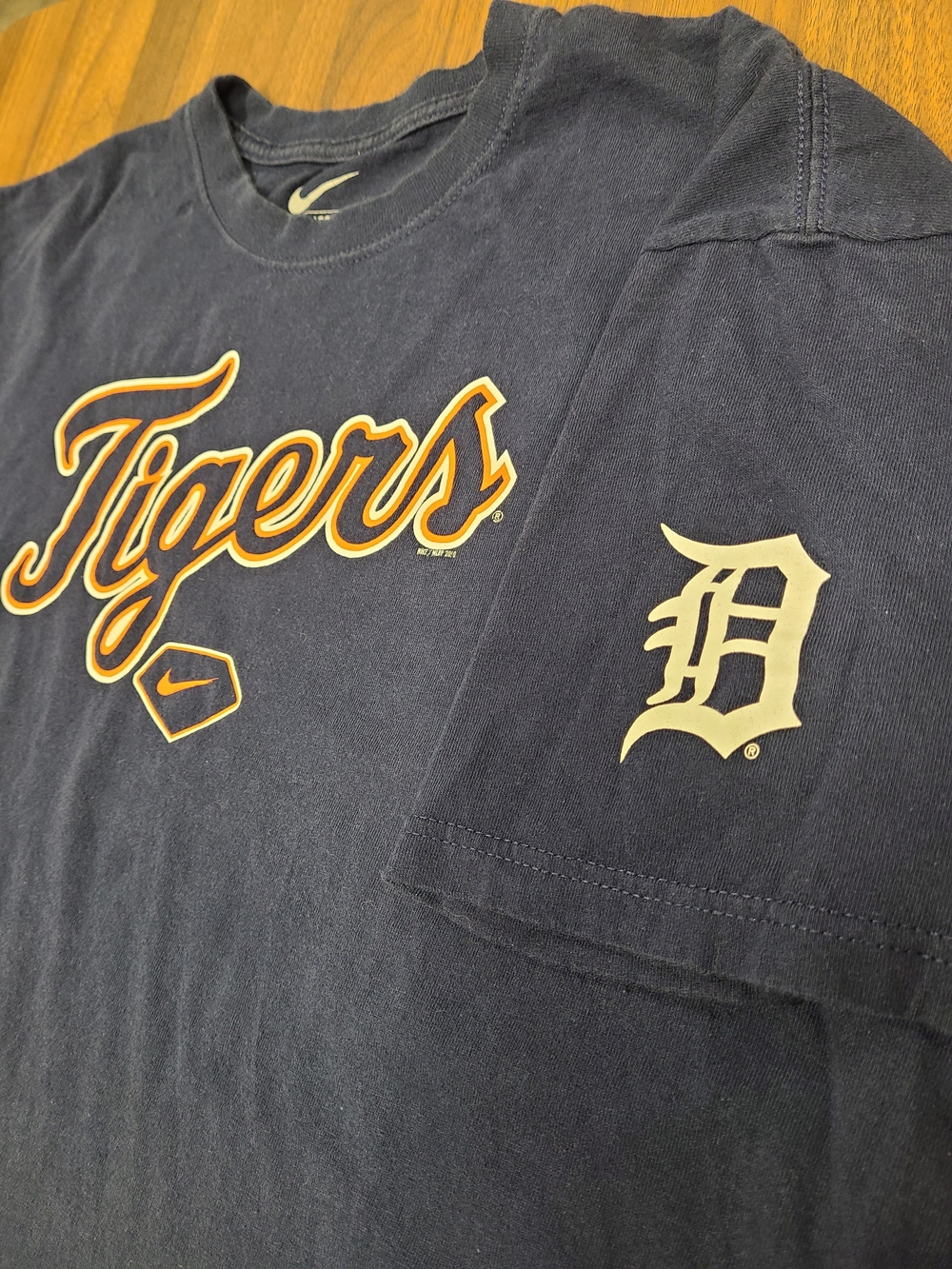 Nike Men's Detroit Tigers Navy Short Sleeve Tee